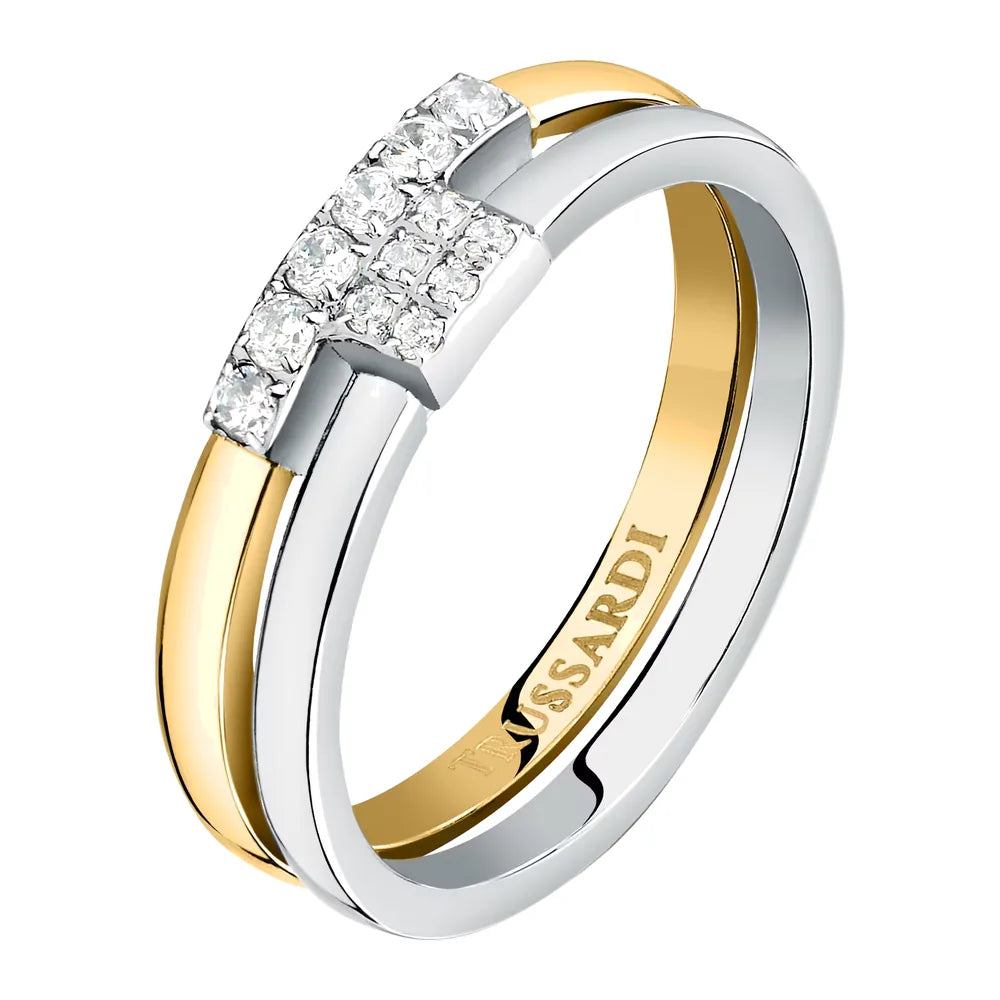 Anello Trussardi T-Logo TJAXC41