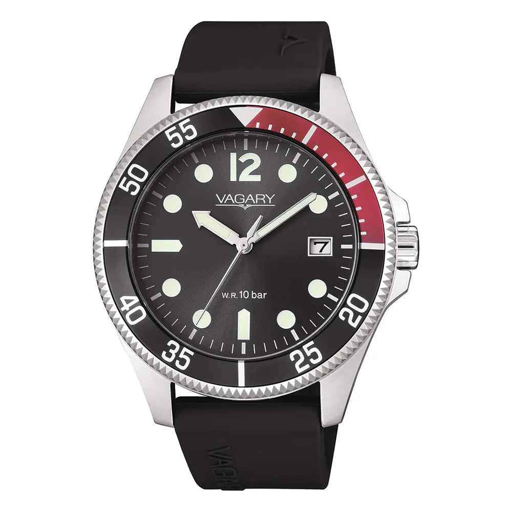 Vagary Aqua39 41 mm quadrante nero VD5-112-60