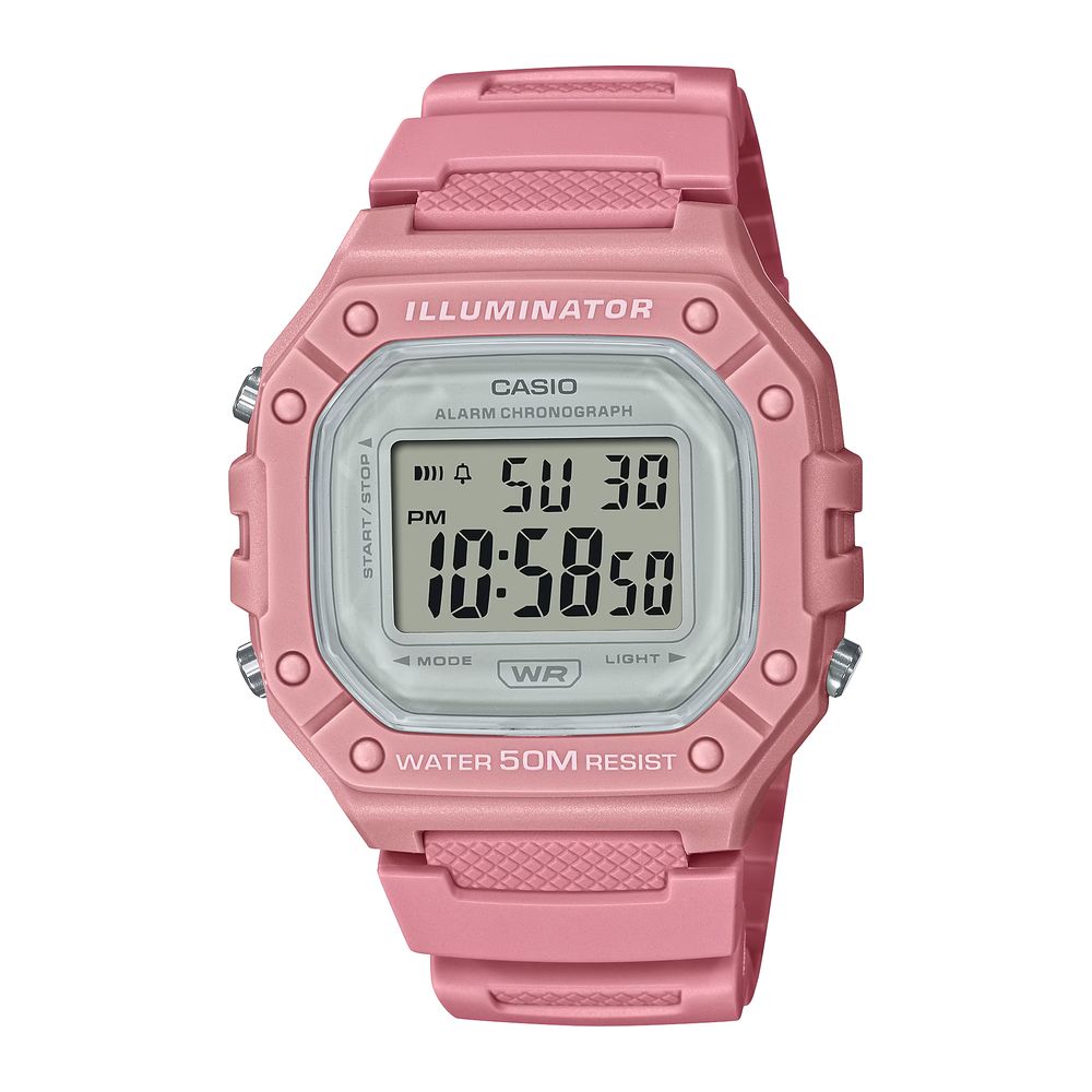 Orologio Casio Pop Collection Rosa W-218HC-4AVEF