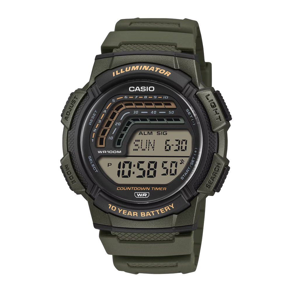 Orologio Casio Sports Collection Verde WS-1800-3AVEF