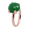 BRONZALLURE | Anello Cocktail Pietra Verde