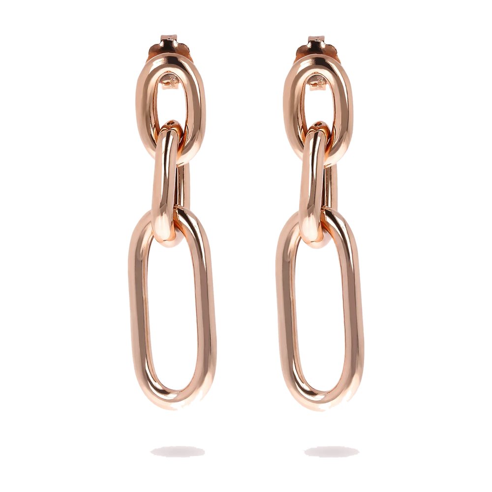 BRONZALLURE | Orecchini Maglie Alternate
