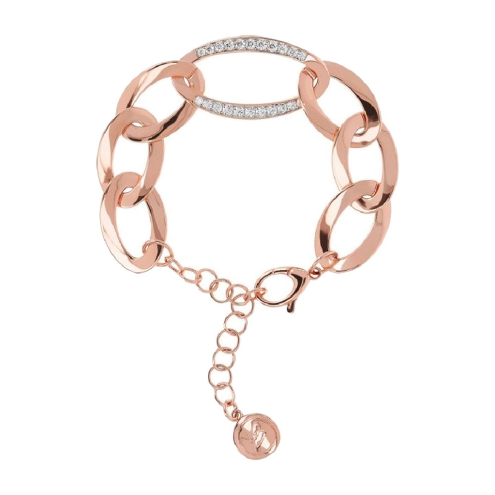 BRONZALLURE | Bracciale Maglie Ovali Pavé