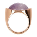 BRONZALLURE | Anello Cocktail Pietra Viola