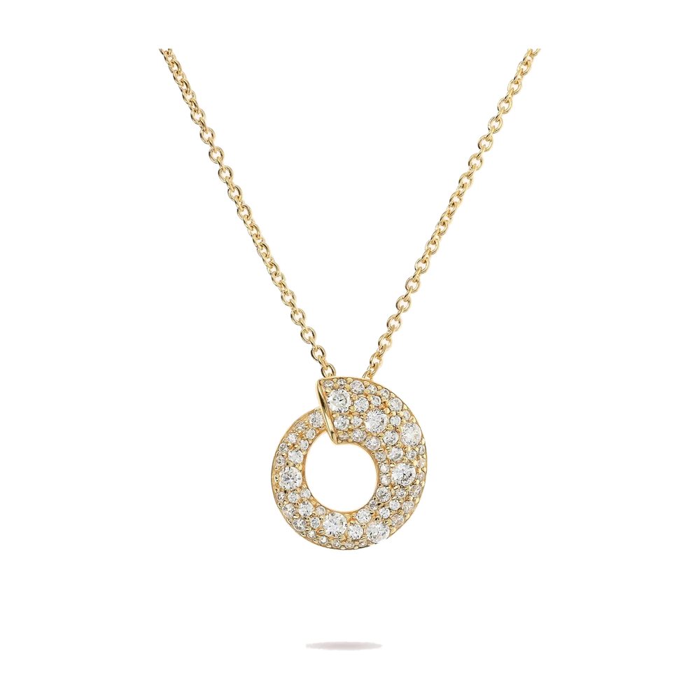 BRONZALLURE | Collana Cerchio Pavé