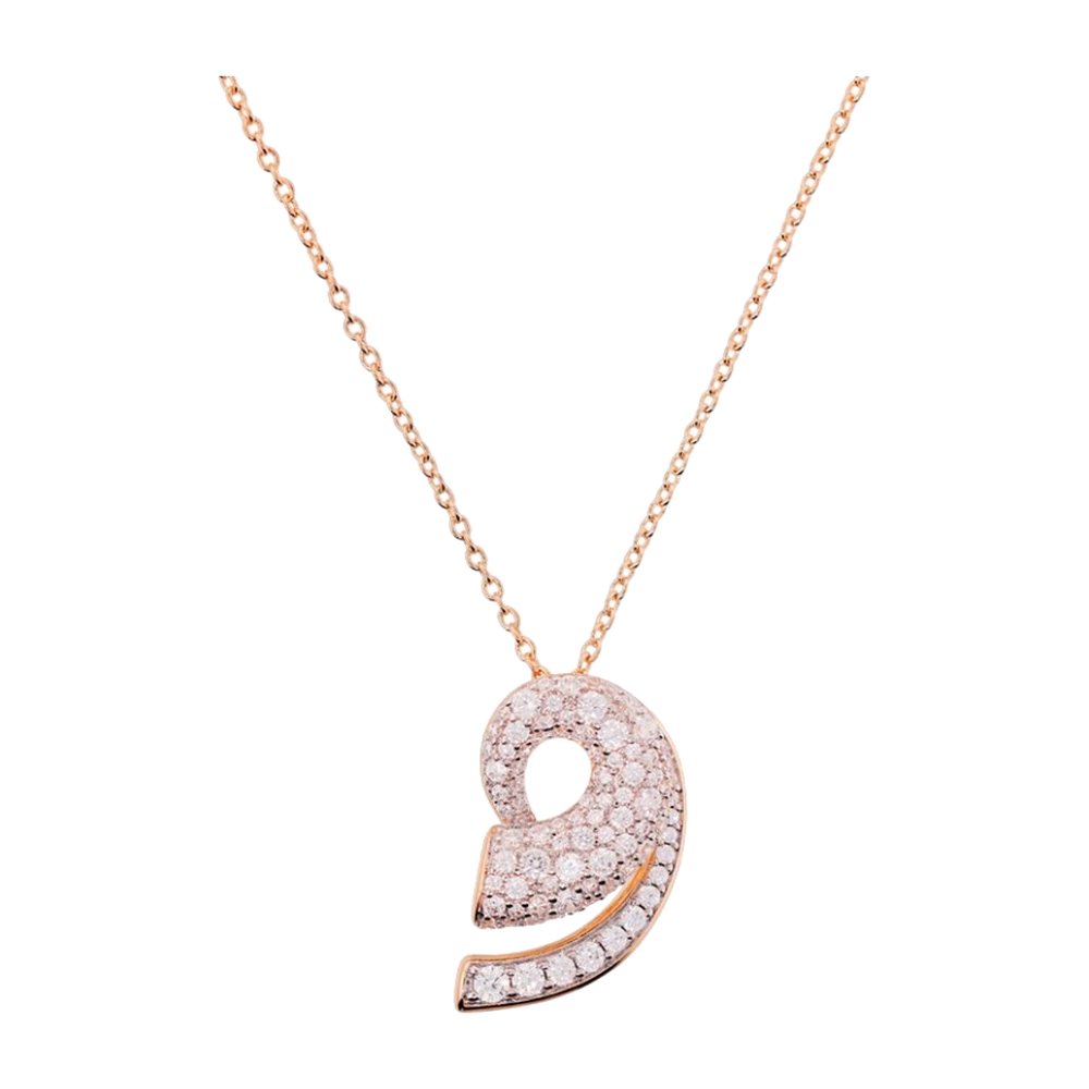 BRONZALLURE | Collana Spirale Pavé