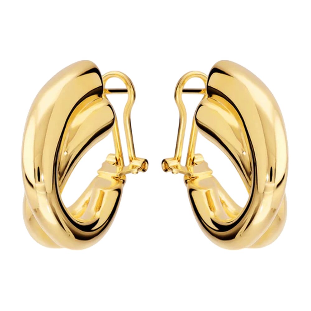 BRONZALLURE | Orecchini Intreccio Lucidi
