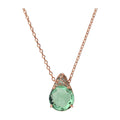 BRONZALLURE | Collana Pavé e Prisma Gem Verde
