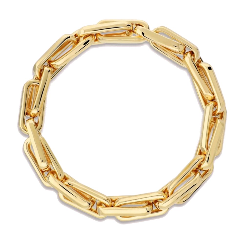 BRONZALLURE | Bracciale Elastico Maglie Allungate
