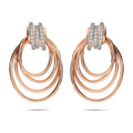 BRONZALLURE | Orecchini Multifilo Graduati Rosé