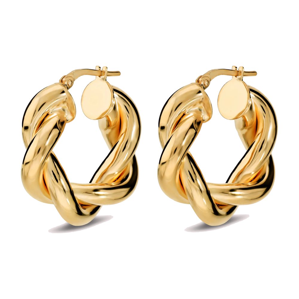 BRONZALLURE | Orecchini Cerchio Torchon