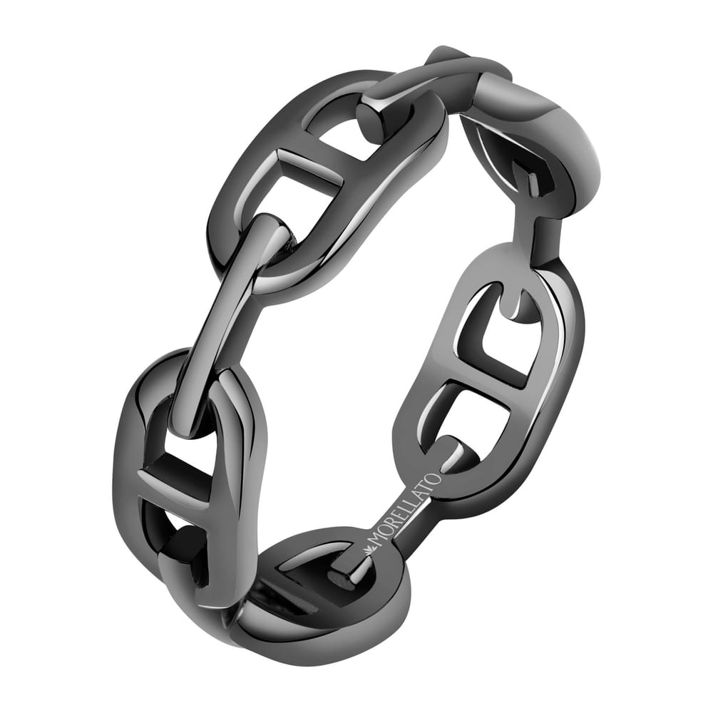 Anello Catene in Acciaio Nero – Morellato SATX25