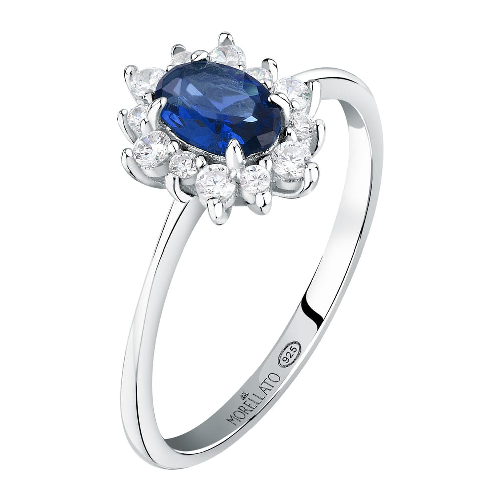 Anello Duchessa in Argento e Zirconi Blu – Morellato SAIW154