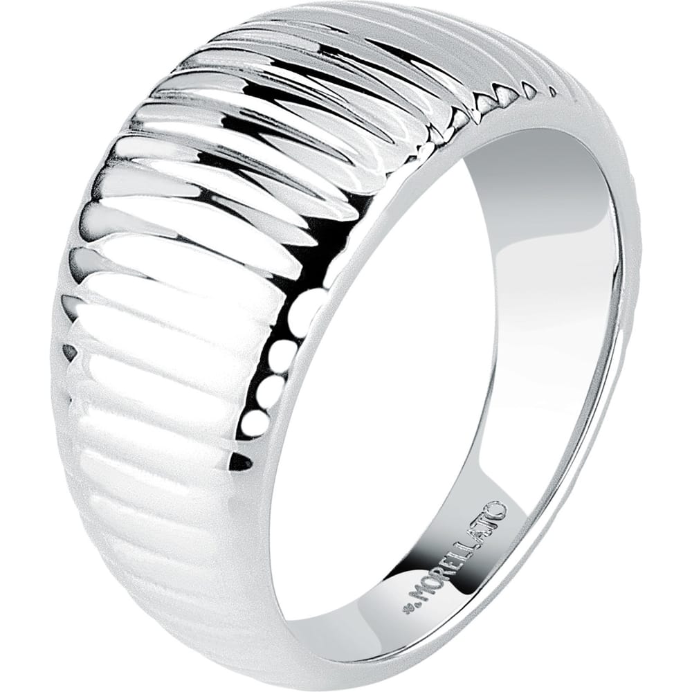 Anello Onda a Fascia in Acciaio – Morellato SAZP15
