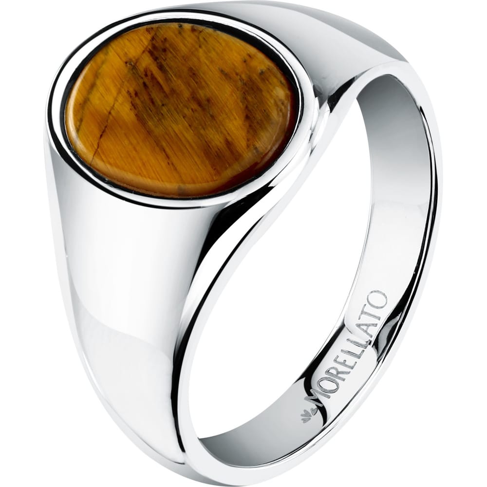 Anello Terra in Acciaio e Occhio di Tigre – Morellato SBKA07