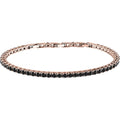 Bracciale Tennis Club in Acciaio Rosato e Zirconi Neri – Morellato SABV04