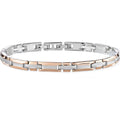 Bracciale Cross in Acciaio Rosato – Morellato SKR38