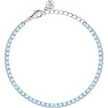 Bracciale Tennis Infinito in Argento e Zirconi Blu – Morellato SABD09