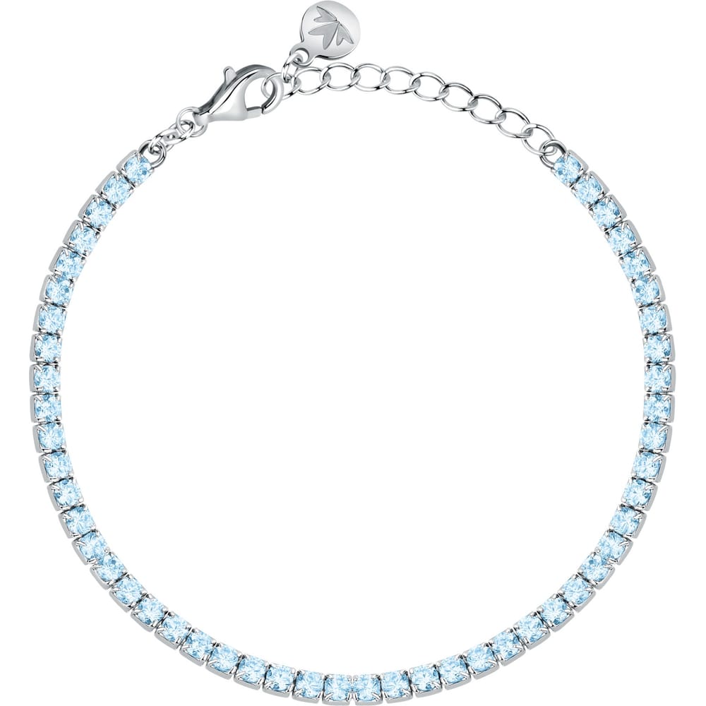 Bracciale Tennis Infinito in Argento e Zirconi Blu – Morellato SABD09