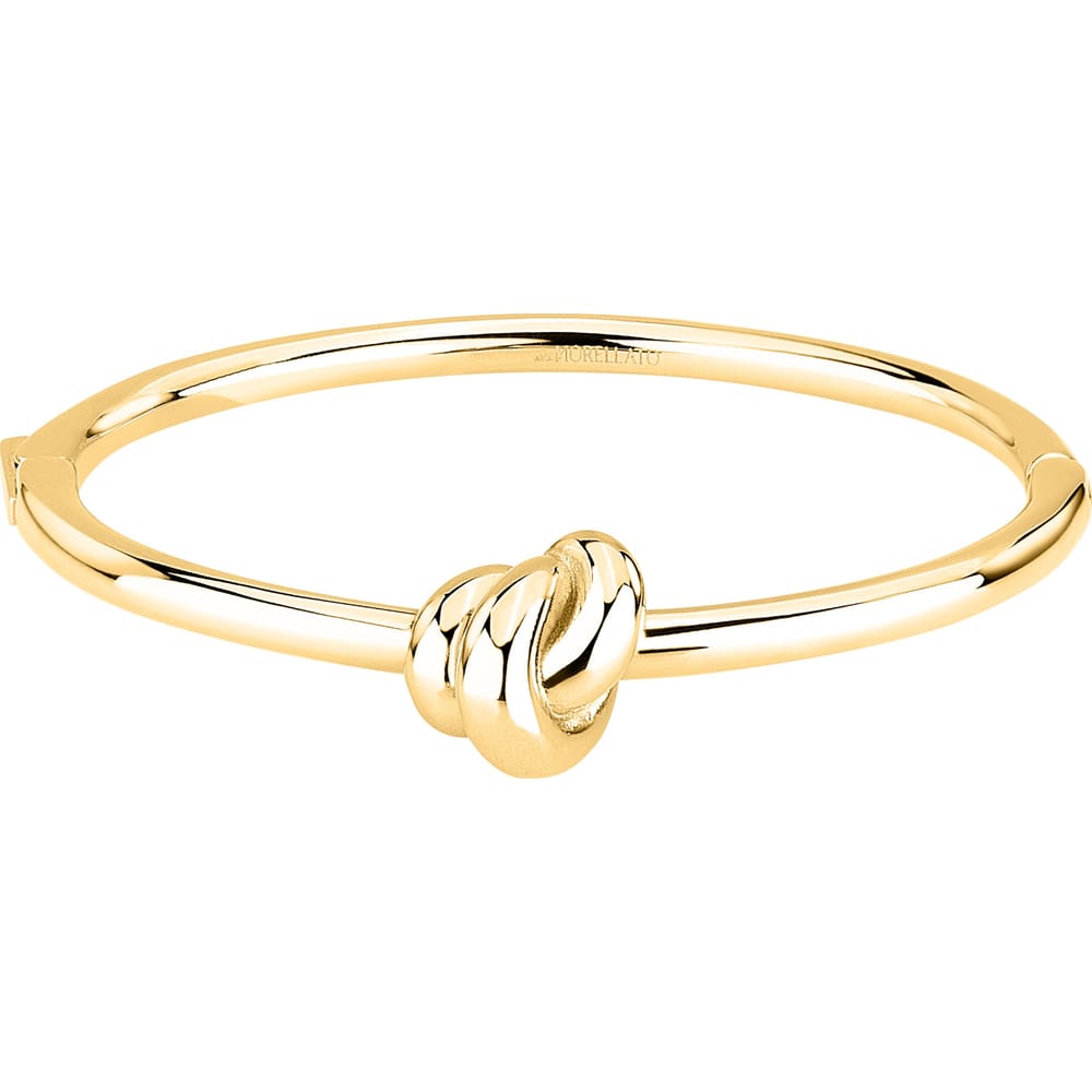 Bracciale Rigido Legame Nodo in Acciaio Dorato – Morellato SAZO05