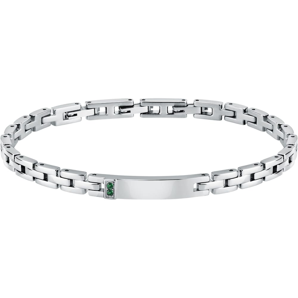 Bracciale Motown in Acciaio e Cristalli Verdi – Morellato SABH50