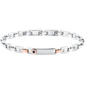 Bracciale Motown a Catena in Acciaio e Zirconi Blu – Morellato SALS125