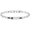 Bracciale Motown a Catena in Acciaio e Zirconi Bianchi – Morellato SALS126