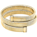 Bracciale Rigido Onda in Acciaio Dorato e Cristalli Bianchi – Morellato SAZP23