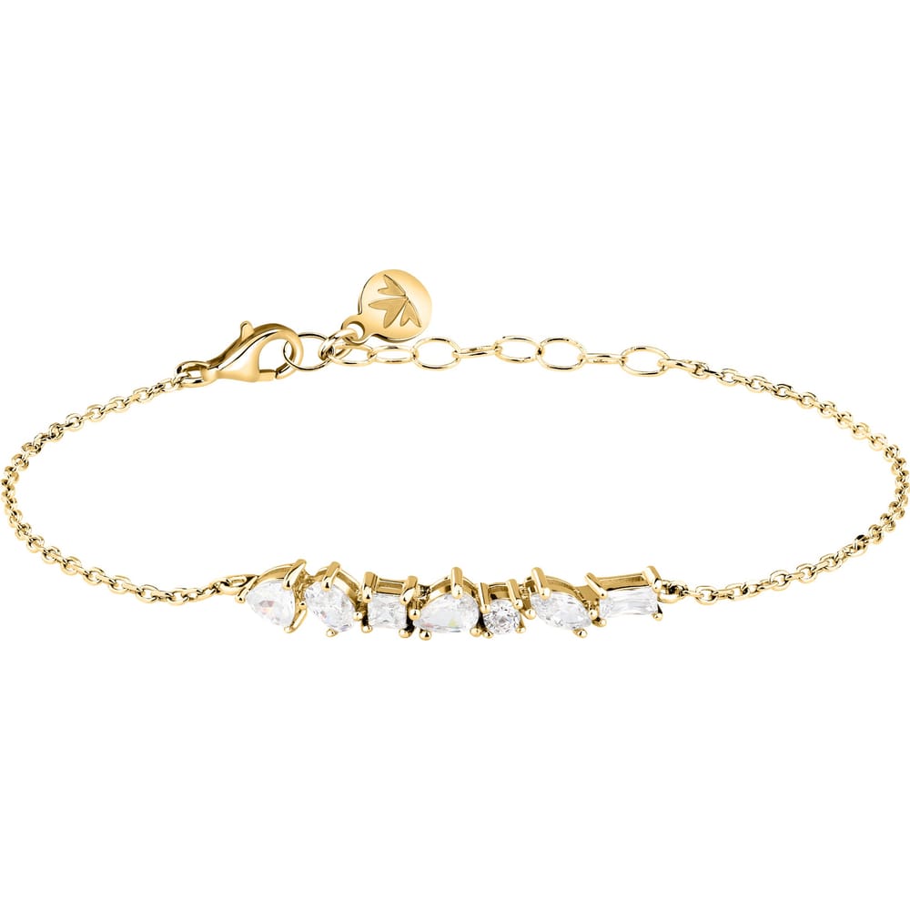 Bracciale Riflessi in Argento Dorato e Zirconi Bianchi – Morellato SABC15