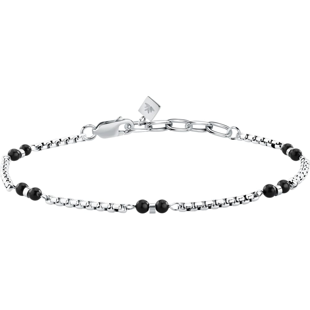 Bracciale Terra a Catena in Acciaio e Onice – Morellato S1754