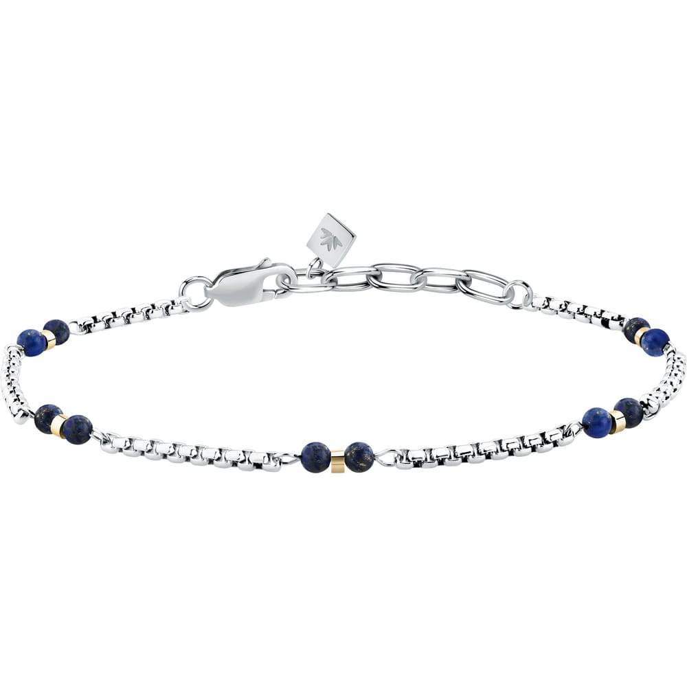 Bracciale Terra a Catena in Acciaio e Lapislazzuli – Morellato S1755