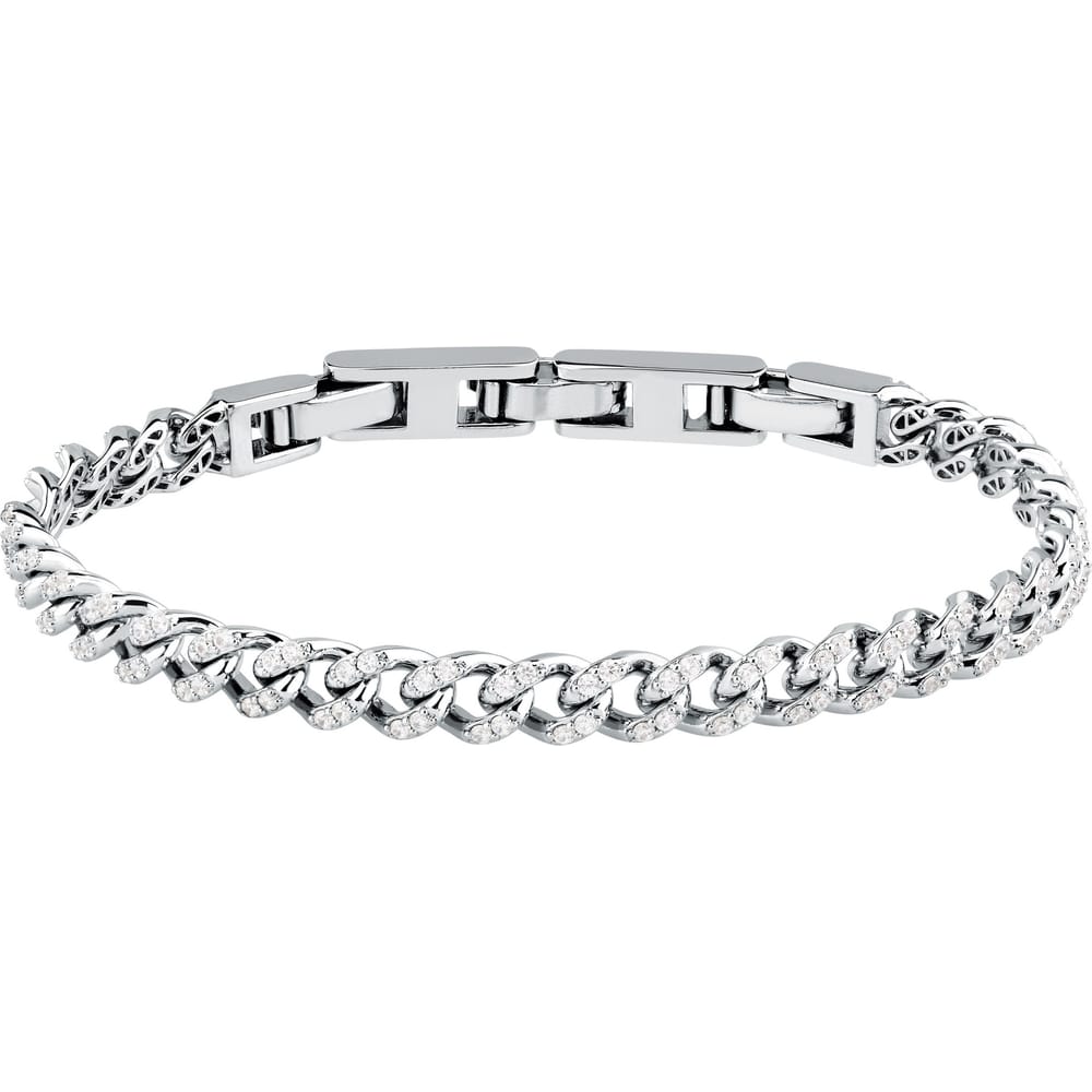 Bracciale Trame in Argento e Zirconi Bianchi – Morellato SAAG09