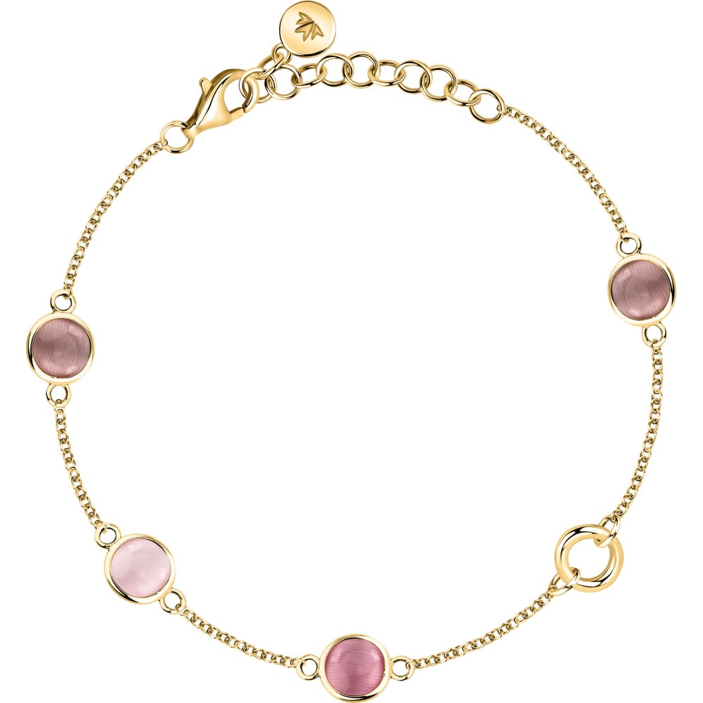 Bracciale Venezia a Catena in Argento Dorato e Occhio di Gatto – Morellato SAZM17