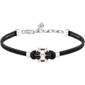 Bracciale Versilia in Acciaio e Cristalli Neri – Morellato SAHB19