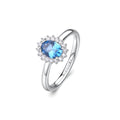 Anello Fancy Kate in Argento con Zirconi Ovali Blu – Brosway FFB70