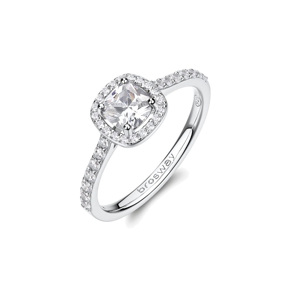 Anello Fancy in Argento con Zirconi Bianchi – Brosway FIW162