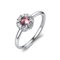 Anello Regolabile Fancy in Argento con Fiore e Zirconi Rosa – Brosway FTP31