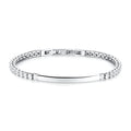 Bracciale Tennis Avantgarde in Acciaio con Zirconi Bianchi – Brosway BVD35
