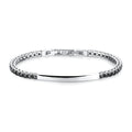 Bracciale Tennis Avantgarde in Acciaio con Zirconi Neri – Brosway BVD36