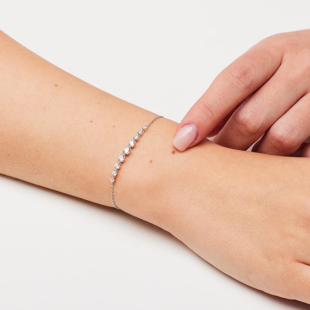 Bracciale Fancy in Argento con Zirconi Bianchi – Brosway FIW151 indossato