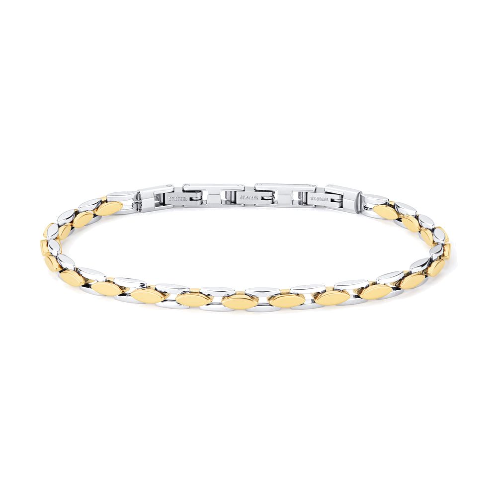 Bracciale Uomo a Catena Riptide Bicolore in Acciaio – Brosway BTD047