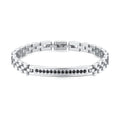 Bracciale Uomo Riptide in Acciaio con Barra e Zirconi Neri – Brosway BTD062