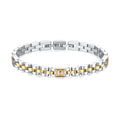 Bracciale Uomo Riptide Bicolore in Acciaio con Elementi a Vite – Brosway BTD065