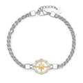 Bracciale Seawolf in Acciaio con Rosa dei Venti e Dettagli Dorati – Brosway BWF14