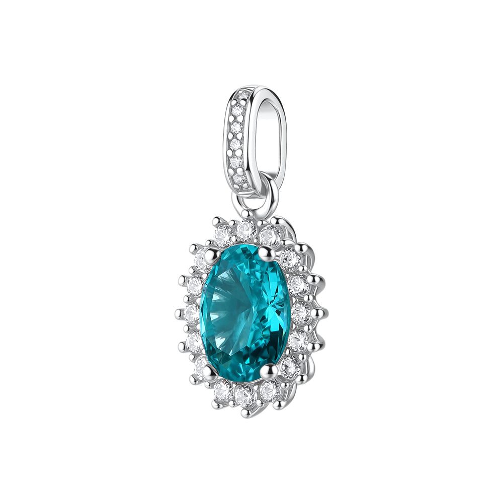 Ciondolo Kate Fancy in Argento con Zircone Ovale Paraiba – Brosway FAG01