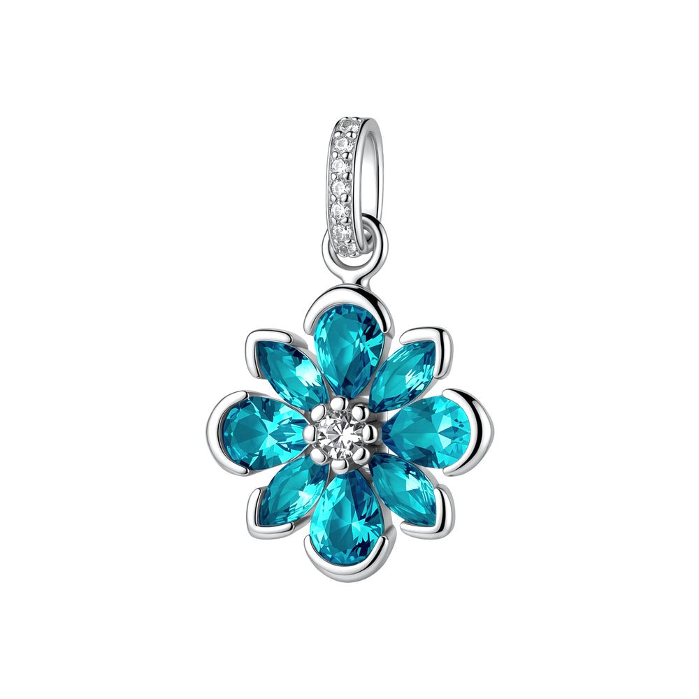 Ciondolo Fancy in Argento con Fiore e Zirconi Paraiba – Brosway FAG33