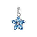 Ciondolo Fancy in Argento con Fiore e Zirconi Zaffiro – Brosway FFB145