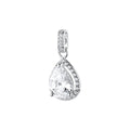 Ciondolo Fancy in Argento con Zircone a Goccia Infinite White – Brosway FIW179