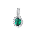Ciondolo Fancy Kate in Argento con Zircone Ovale Life Green – Brosway FLG12