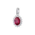 Ciondolo Fancy Kate in Argento con Zircone Ovale Passion Ruby – Brosway FPR13